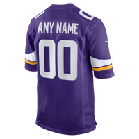 Minnesota Vikings Purple Custom Game Jersey