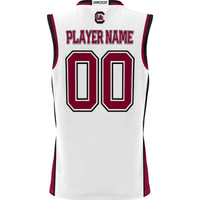 South Carolina Gamecocks Lightweight NIL Pick-A-Player Basketball Jersey - White