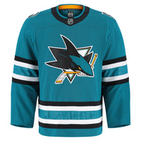 San Jose Sharks Teal Home Authentic Pro Jersey