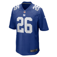 New York Giants Devin Singletary Royal Team Game Jersey
