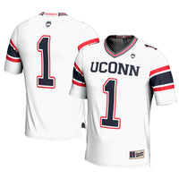 #1 UConn Huskies Football Jersey - Cardinal