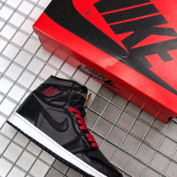 Sneakers, Black Red Colorway, Lace Up Design, Casual Gift for Sneaker Fans