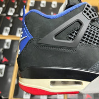 Low Top Sneakers, Blue Black Red Colorway, Lace Up Design, Casual Gift for Sneaker Fans