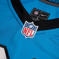 Carolina Panthers Blue Alternate Custom Game Jersey