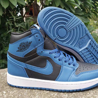 Sneakers, Royal Blue Black Colorway, Lace Up Design, Casual Gift for Sneaker Fans