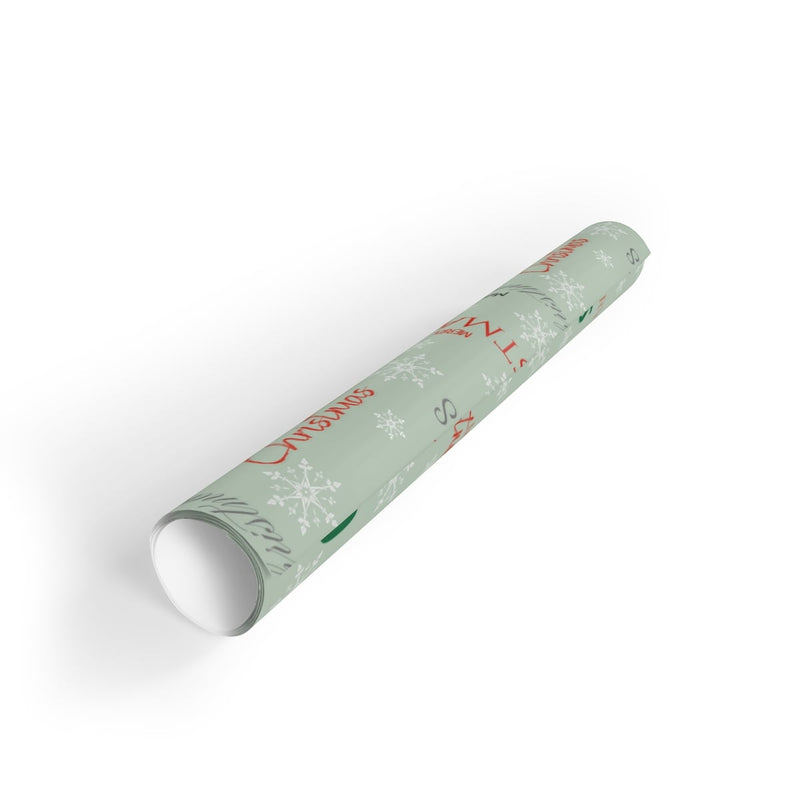 Festive Holiday Gift Wrap, Merry Christmas Snowflake Wrapping Paper, Winter Snowflake Wrapping Paper, Christmas Holiday Gift Wrapping Paper
