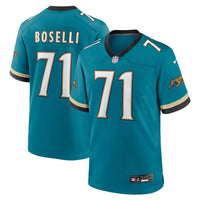 Jacksonville Jaguars Tony Boselli Teal Prowler Throwback Retired Player Game Jersey