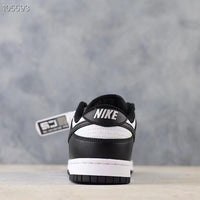 Sneakers, White Black Colorway, Lace Up Design, Casual Gift for Sneaker Fans