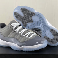 Low Top Sneakers, Gray Colorway, Lace Up Design, Casual Gift for Sneaker Fans