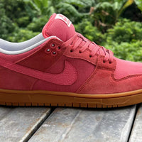 Low Top Sneakers, Coral Colorway, Lace Up Design, Casual Gift for Sneaker Fans