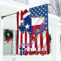 Texas Christmas Bluebonnet Yard Flag, Merry Texmas Garden Flag, Southern Holiday Lawn Flag, Double Sided Texas Pride Outdoor Holiday Decor