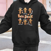 Gingerbread Man Hospital Humor Sweatshirt, Humorous Pain Scale Hoodie, ER Nurse Christmas Pullover, Doctor Medical Holiday Sweater