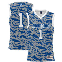 #1 Memphis Tigers Lightweight Basketball Jersey - Royal