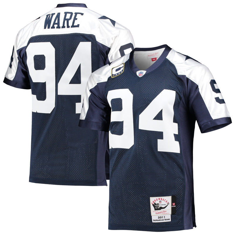 Dallas Cowboys DeMarcus Ware Navy 2011 Authentic Throwback Retired Player Jersey