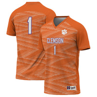 #1 Clemson Tigers Lightweight Soccer Jersey - Orange