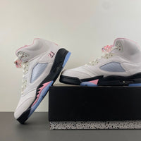Retro Low Top Sneakers, White Black Pink Colorway, Lace Up Design, Casual Gift for Sneaker Fans