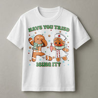 Humorous Medical Holiday Shirt, Gingerbread Icing It Nurse Christmas T-Shirt, Adorable RN Xmas Tee, Healthcare Worker Graphic T-Shirt, EMS Present