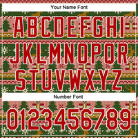 Personalized Name Number Sweatshirt, Custom Christmas Sports Hoodie, Ugly Sweater 3D Holiday Hoodie, Xmas Present for Fans
