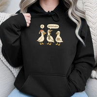 Adorable Goose Math Joke Sweatshirt, Humorous 6 7 Teacher Christmas Hoodie, Holiday Math Teacher Pullover, Educator Present, Winter Graphic Hoodie