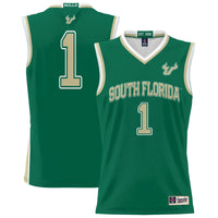 #1 South Florida Bulls Lightweight Basketball Jersey - Green