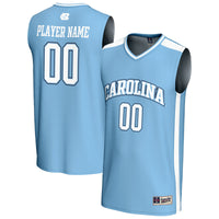 North Carolina Tar Heels NIL Pick-A-Player Lightweight Basketball Fashion Jersey - Light Blue