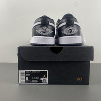 Low Top Sneakers, White Black Colorway, Lace Up Design, Casual Gift for Sneaker Fans