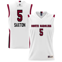 Victaria Saxton South Carolina Gamecocks Lightweight Basketball Alumni Jersey - White