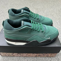 Low Top Basketball Shoes, Army Green Colorway, Lace Up Design, Casual Gift for Shoe Lovers