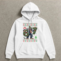 Sasquatch Ugly Xmas Hoodie, Humorous Bigfoot Christmas Hoodie, Retro Sasquatch Holiday Sweatshirt, Winter Christmas Hoodie, Bigfoot Lover Present