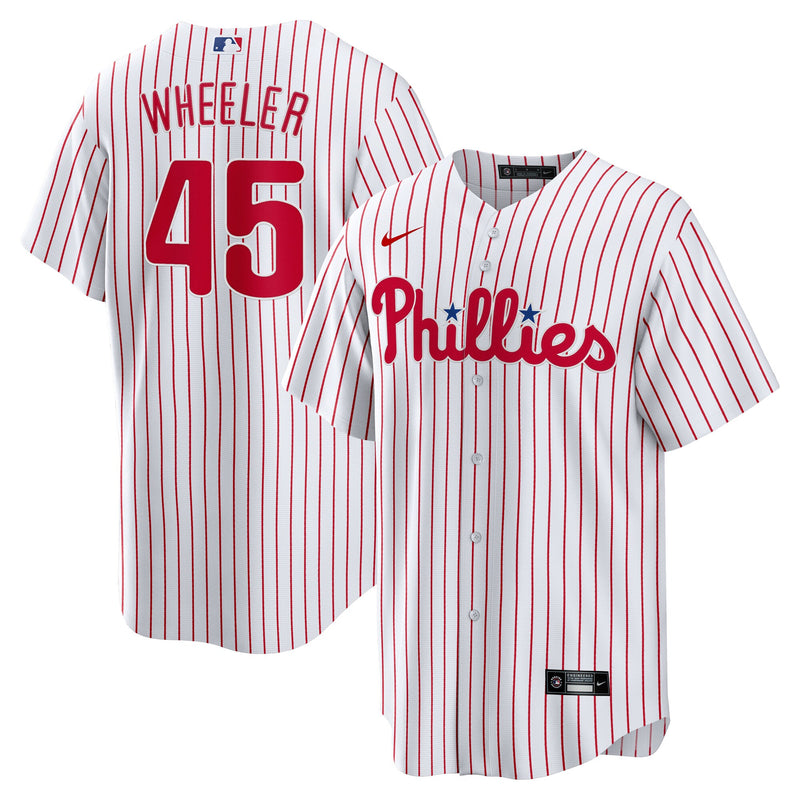 Philadelphia Phillies Zack Wheeler White Home Replica Jersey