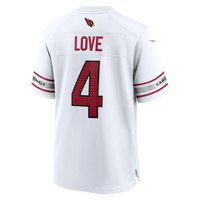 Arizona Cardinals Jeremiyah Love White Game Player Jersey
