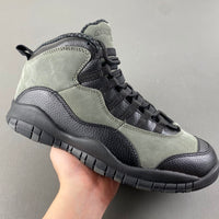 Retro Low Top Sneakers, Dark Gray Colorway, Leather Footwear, Lace Up Design, Casual Gift for Sneaker Fans