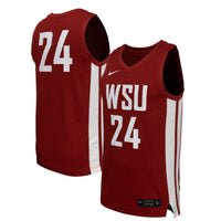 Washington State Cougars Replica Basketball Jersey - Crimson