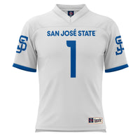 #1 San Jose State Spartans Football Jersey - White