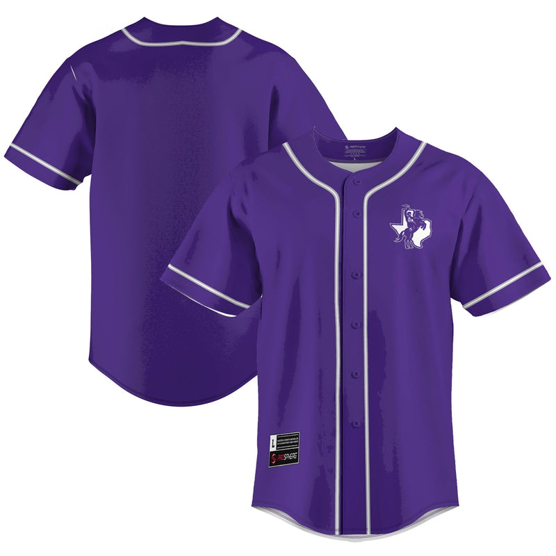 Tarleton State Texans Lightweight Baseball Jersey - Purple