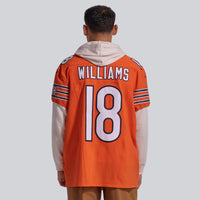 Chicago Bears Caleb Williams Orange Alternate Elite Jersey
