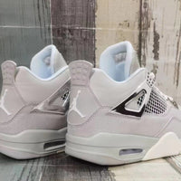 Sneakers, Gray Silver Colorway, Lace Up Design, Casual Gift for Sneaker Fans