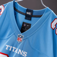 Tennessee Titans Keldric Faulk Light Blue Team Game Jersey