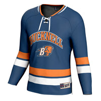 Bucknell Bison Spirit Hockey Jersey - Blue