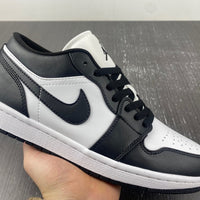Low Top Sneakers, White Black Colorway, Lace Up Design, Casual Gift for Sneaker Fans