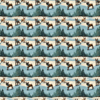 Adorable Winter Dog Gift Wrap, French Bulldog Ice Skating Wrapping Paper, Frenchie Holiday Wrapping Paper, Christmas Dog Lover Gift Wrap Roll