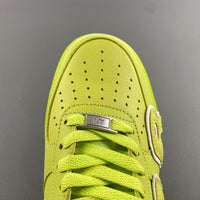 Low Top Sneakers, Neon Green Colorway, Reflective Detail, Lace Up Design, Casual Gift for Sneaker Fans