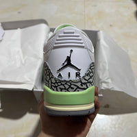 High Top Sneakers, White Green Colorway, Lace Up Design, Casual Gift for Sneaker Fans