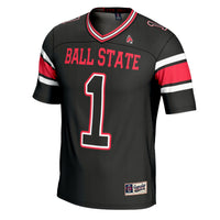 #1 Ball State Cardinals Football Jersey - Black
