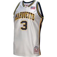 Dwyane Wade White Marquette Golden Eagles College Vault 2002/03 Authentic Jersey