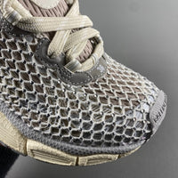Running Shoes, Off White Gray Colorway, Lace Up Design, Casual Gift for Shoe Lovers