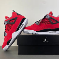 Mid Top Sneakers, Red Black Colorway, Lace Up Design, Casual Gift for Sneaker Fans