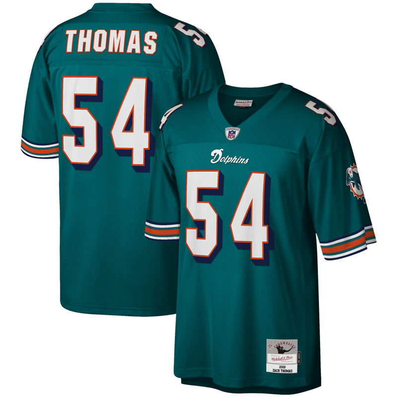 Miami Dolphins Zach Thomas Aqua Legacy Replica Jersey