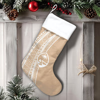 Polynesian Tribal Pattern Christmas Stocking, Personalized Guam Christmas Stocking, Island Heritage Holiday Stocking, Chamorro Family Decor