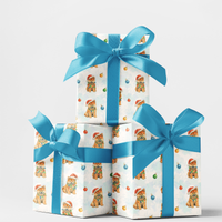 Holiday Dog Wrapping Paper, Shiba Inu Christmas Wrapping Paper, Festive Shiba Gift Wrap, Dog Lover Wrapping Paper, Adorable Puppy Present Paper